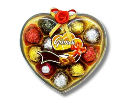 Ginnou Chocolate 154(±22)gm (Heart Box)